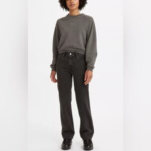 Black Low Pro Straight Jeans